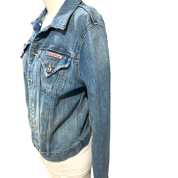 Hudson women’s small denim jean jacket - Picture 3 of 6